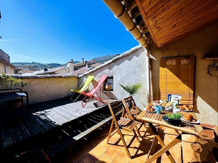 La Terrasse D'Olea, Au Coeur Du Village Buis-les-Baronnies Exterior photo